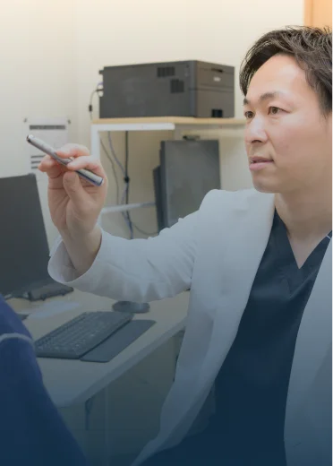 専門医が説明する様子